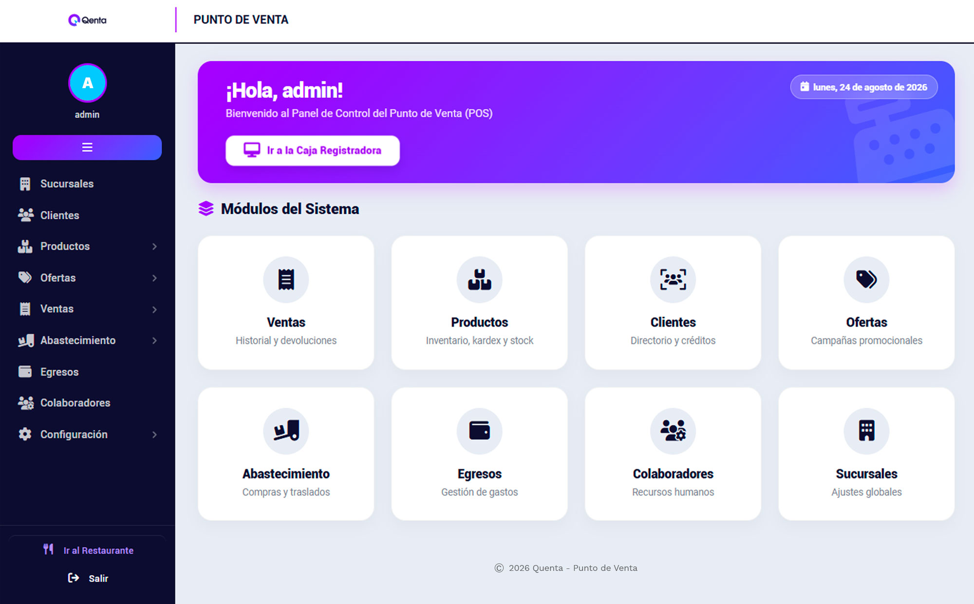 Sistema desarrollado por Kaiden en funcionamiento