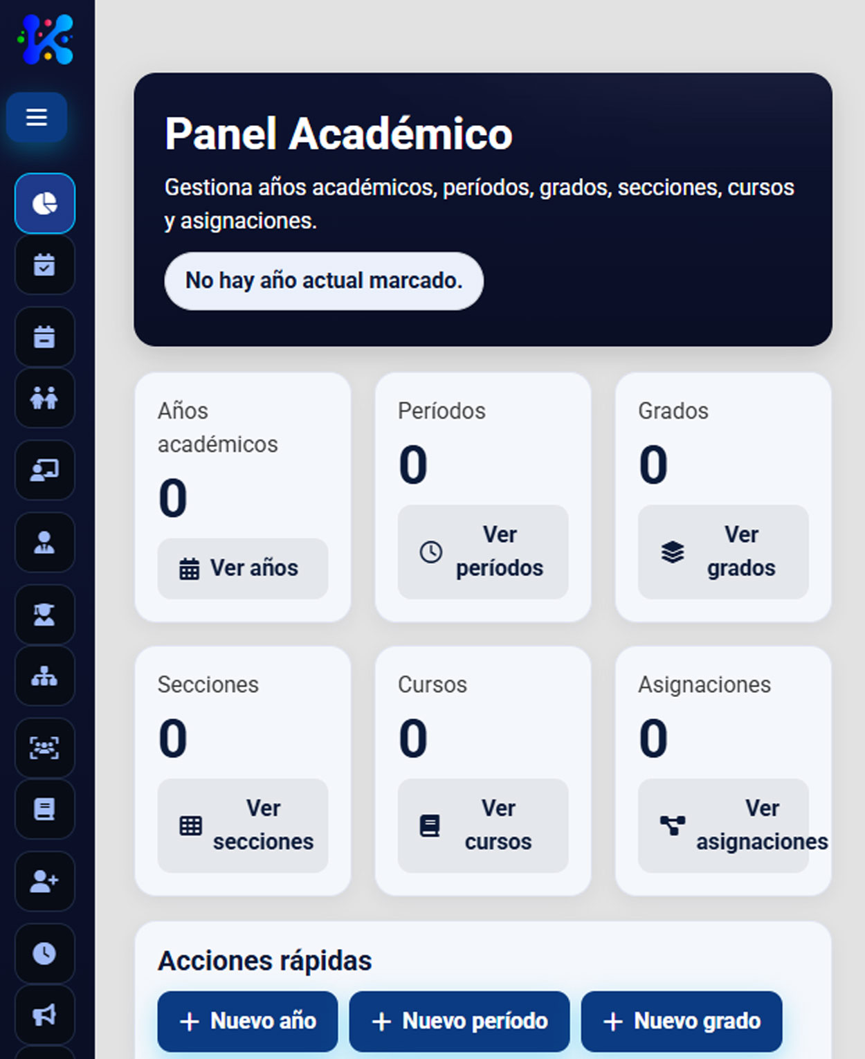 KlassHub - panel académico